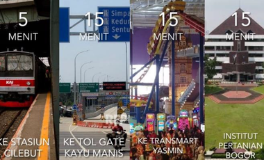 Rumah Baru Strategis Di Emerald Cilebut 5 Menit Ke Stasiun Cilebut