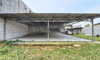 Tanah + gudang LEBAR 17 METER di Tajur Bogor