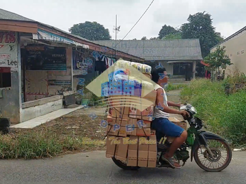 Tanah beserta kontrakan di Jalan Raya Diklat Pemda Curug - Tangerang.