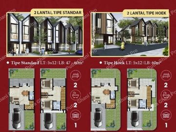 2Lantai Free PPn Viona Karawaci Tangerang Dekat Lippo Karawaci
