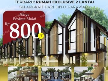 2Lantai Free PPn Viona Karawaci Tangerang Dekat Lippo Karawaci