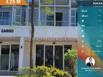 Soho Graha Natura dimensi 5,5x22 Bangunan 3 lantai ada 4KT dan 3KM