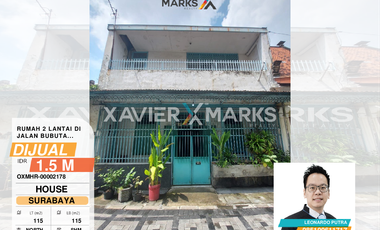 Rumah Jalan Bubutan Tembus Jalan Pahlawan Dimensi 7x16.5 meter shm