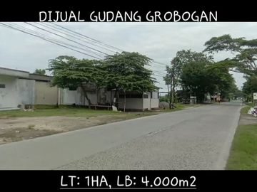 DIJUAL GUDANG GROBOGAN, LOKASI GODONG, LUAS TANAH 1HA