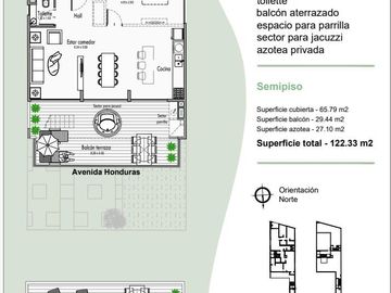 Departamento de 2 ambientes en Venta en Palermo