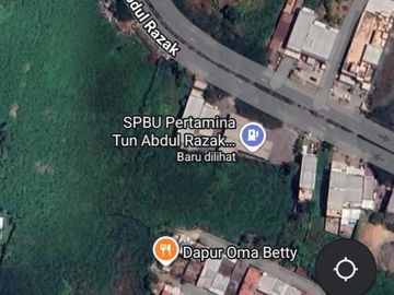Tanah Jl Tun Abd Razak Hertasning Baru Samping SPBU Luas Tanah 6.491 M