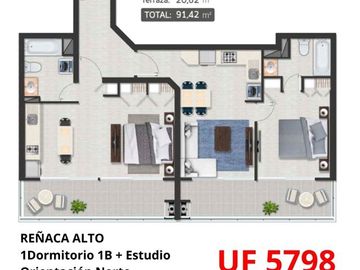Departamento en Venta en Montemar / Reñaca Alto