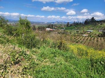 Se Vende Parcela con Hermosa Vista en Rautén, Quillota.