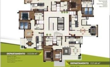 Departamentos en venta en Paseo del Parque, Tres Marias, Morelia
