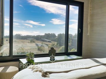 Pichilemu, Casa Iluminada con vista al mar