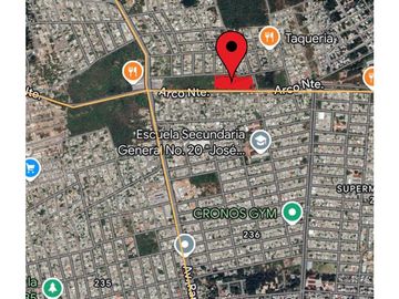 Terreno en Venta Sobre Av. Arco Norte Cancun