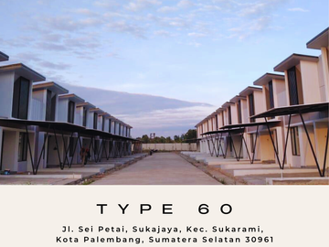 Rumah Type 60 The Nest Sanctuary Palembang, Dekat Dengan Bandara