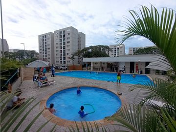 APARTAMENTO EN VENTA CIUDAD GUABINAS YUMBO PARQUEADERO PROPIO 58M2 AL