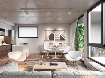 Venta: 2 ambientes de mucha categoría con terraza - Sum - Piscina - Solarium - Gimnasio -Parrillas
