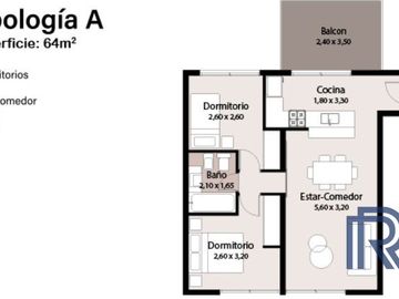 Departamento en venta c/ cochera en Centro