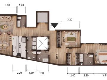 Departamento en  Parque Acosta