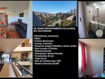 Departamento en Venta en Rodelillo Hanga Roa Valparaiso