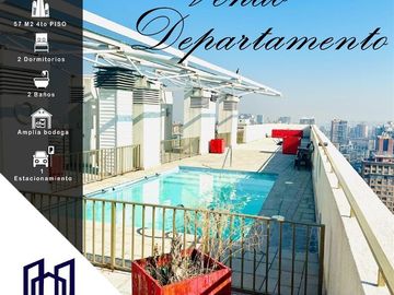 Departamento en Venta en SE VENDE AMPLIO DEPTO BUENA UBICACIÓN 2D,2B,1E,1BOD 58M2