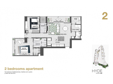 MARBELLA / WANDERS AND YOO / 144M / 2 HABITACIONES / AMOBLADO