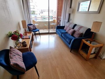 Departamento en Venta en Venta Dpto Roger de Flor 1D/Est y Bod//Metro Tobalaba//El Golf