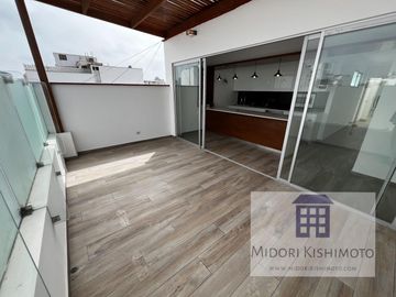 Duplex en San Borja con Enorme Terraza