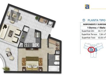 Departamento en Venta en Edificio Brisas del Sur II piso 14 - zona sur Iquique