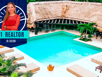 🌴 Invest in your dream of owning a Jungle Boutique Hotel just 500 meters from Xcacel-Xcacelito Beach! 🌊 TU-042
