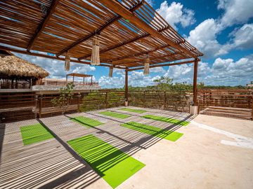 Apartment for sale in development with two natural cenotes TU-086