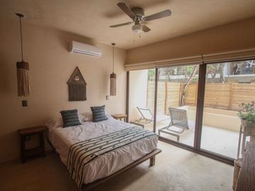 Apartment for sale in development with two natural cenotes TU-086