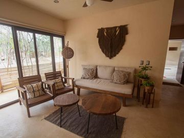 Apartment for sale in development with two natural cenotes TU-086