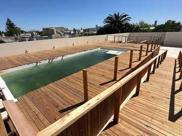 Hermoso departamento a estrenar con terraza propia con parrilla.