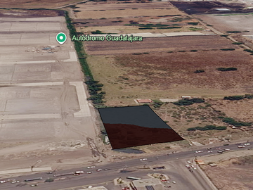 Terreno 5,288 m2 Renta a un Costado del Autódromo de Guadalajara Jalisco