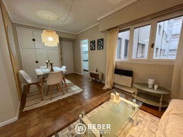 En venta dos ambientes al contrafrente, Centro Mar del Plata