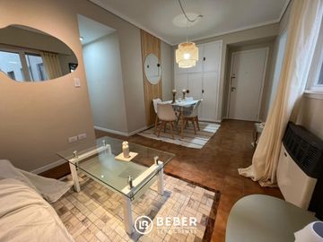 En venta dos ambientes al contrafrente, Centro Mar del Plata