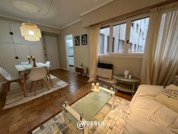 En venta dos ambientes al contrafrente, Centro Mar del Plata