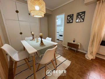En venta dos ambientes al contrafrente, Centro Mar del Plata