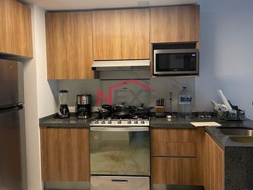 Venta de departamento amueblado