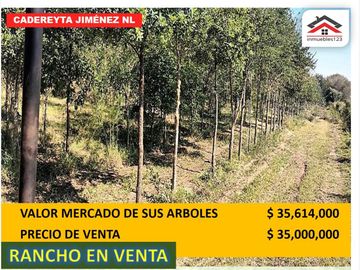Finca-Rancho en Remate en Cadereyta Jimenez Centro, Cadereyta Jiménez, Nuevo León