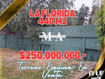 La Florida Sitio Esquina En Venta Inversión