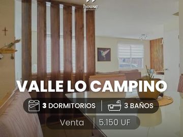 VENTA DE CASA EN CONDOMINIO EN VALLE LO CAMPINO