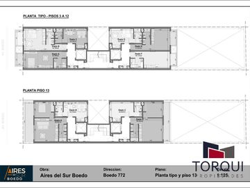 Monoambiente Premium de 32,98m² · Piso 8A · Av. Boedo 772