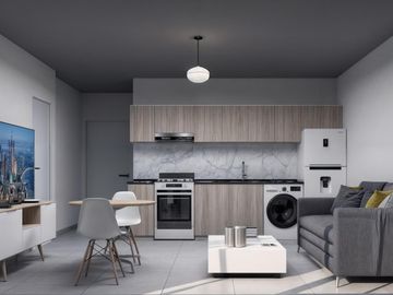 Dos ambientes Premium de 54,82m² · Piso 13D · Av. Boedo 772