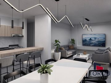 Dos ambientes Premium de 54,82m² · Piso 13D · Av. Boedo 772