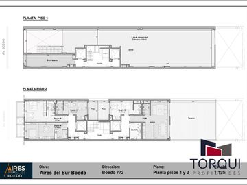 Monoambiente Premium de 32,98m² · Piso 10A · Av. Boedo 772