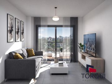 Monoambiente Premium de 32,98m² · Piso 10A · Av. Boedo 772