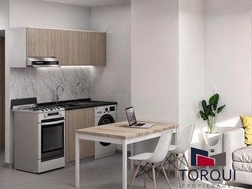Monoambiente Premium de 32,98m² · Piso 10A · Av. Boedo 772