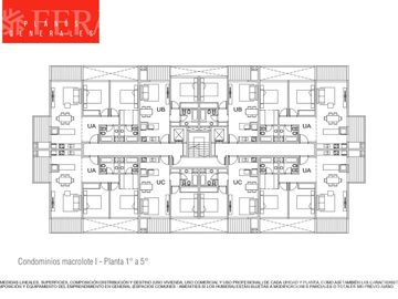 Venta departamento 3 ambientes con doble balcón en Greenville Polo y Resort