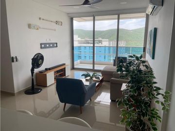 Apartamento amoblado con vista al mar y permiso turístico 005R