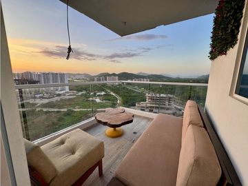 Venta de Hermoso Apartamento Amoblado En Bello Horizonte Santa Marta