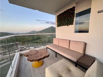Venta de Hermoso Apartamento Amoblado En Bello Horizonte Santa Marta